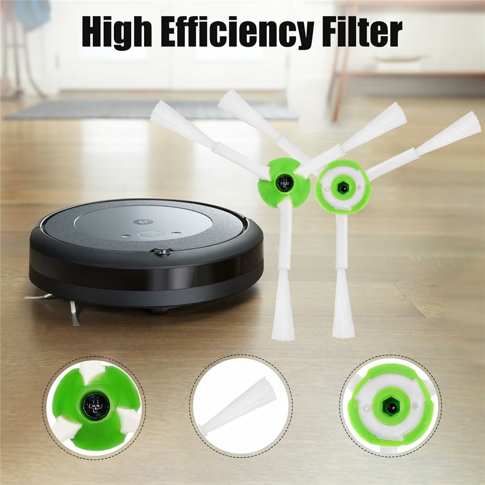 9Pcs Replacement Parts Set for iRobot Roomba i3 / i4 / i6 / i7 / E5 / E6 with Dust Bag Main Brush Side Brush Filter — product view 4
