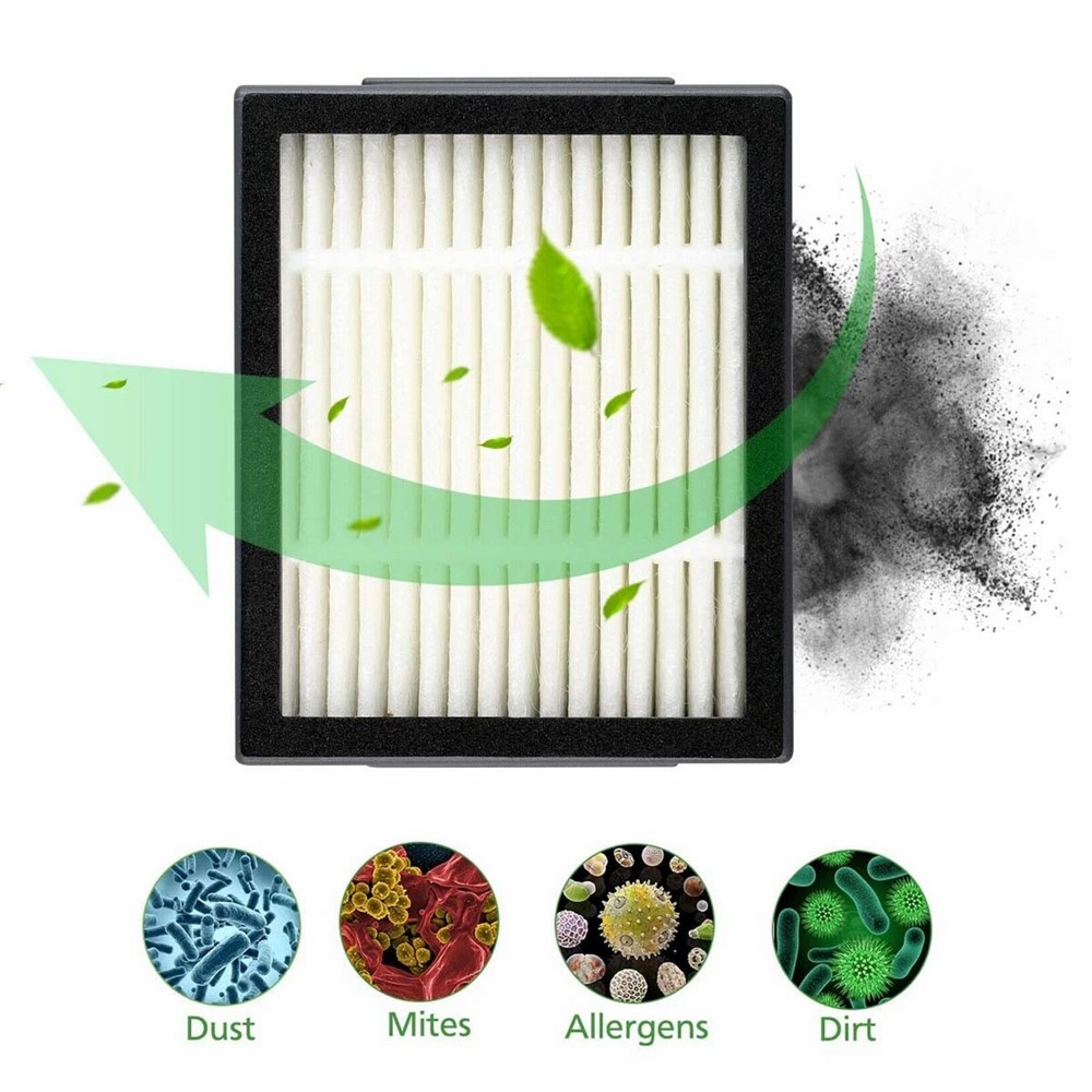 8Pcs Replacement Parts for iRobot Roomba i3 / i4 / i6 / i7 / E5 / E6 Main Brush + Side Brush + Filter Set — product view 2