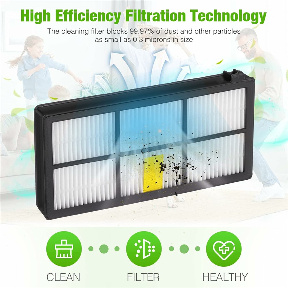 8Pcs Replacement Parts Kit for iRobot Roomba 800 / 870 / 880 / 960 / 980 Main Brush Side Brush Filter Set — product view 2