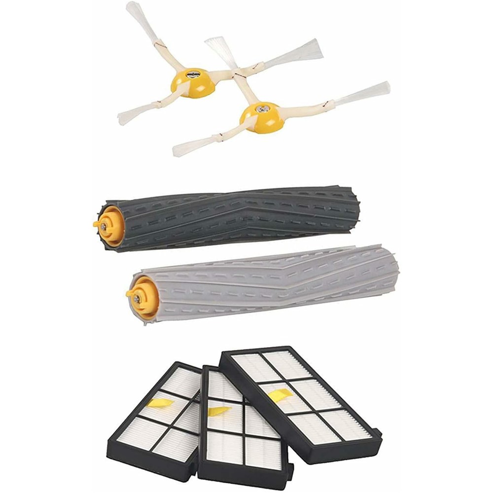 8Pcs Replacement Parts Kit for iRobot Roomba 800 / 870 / 880 / 960 / 980 Main Brush Side Brush Filter Set — product view 7