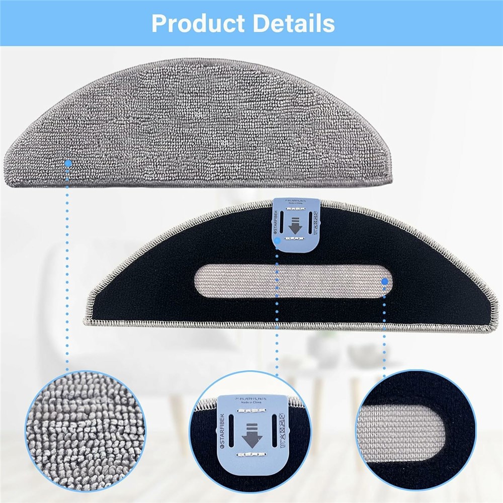 20Pcs Replacement Parts Set for iRobot Roomba Combo i5 / i5+ / j5 / j5+ Main Brush + Side Brush + Filter + Dust Bag + Mop Cloth — product view 5