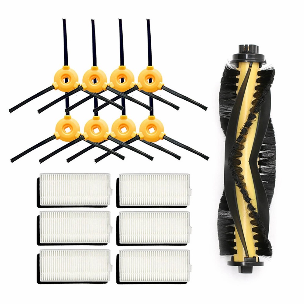 15Pcs Replacement Parts Kit for Ecovacs DEEBOT 600 / 605 / Yeedi K600 / K700 Robot Vacuum Main Brush Side Brushe Filter Set — product view 1