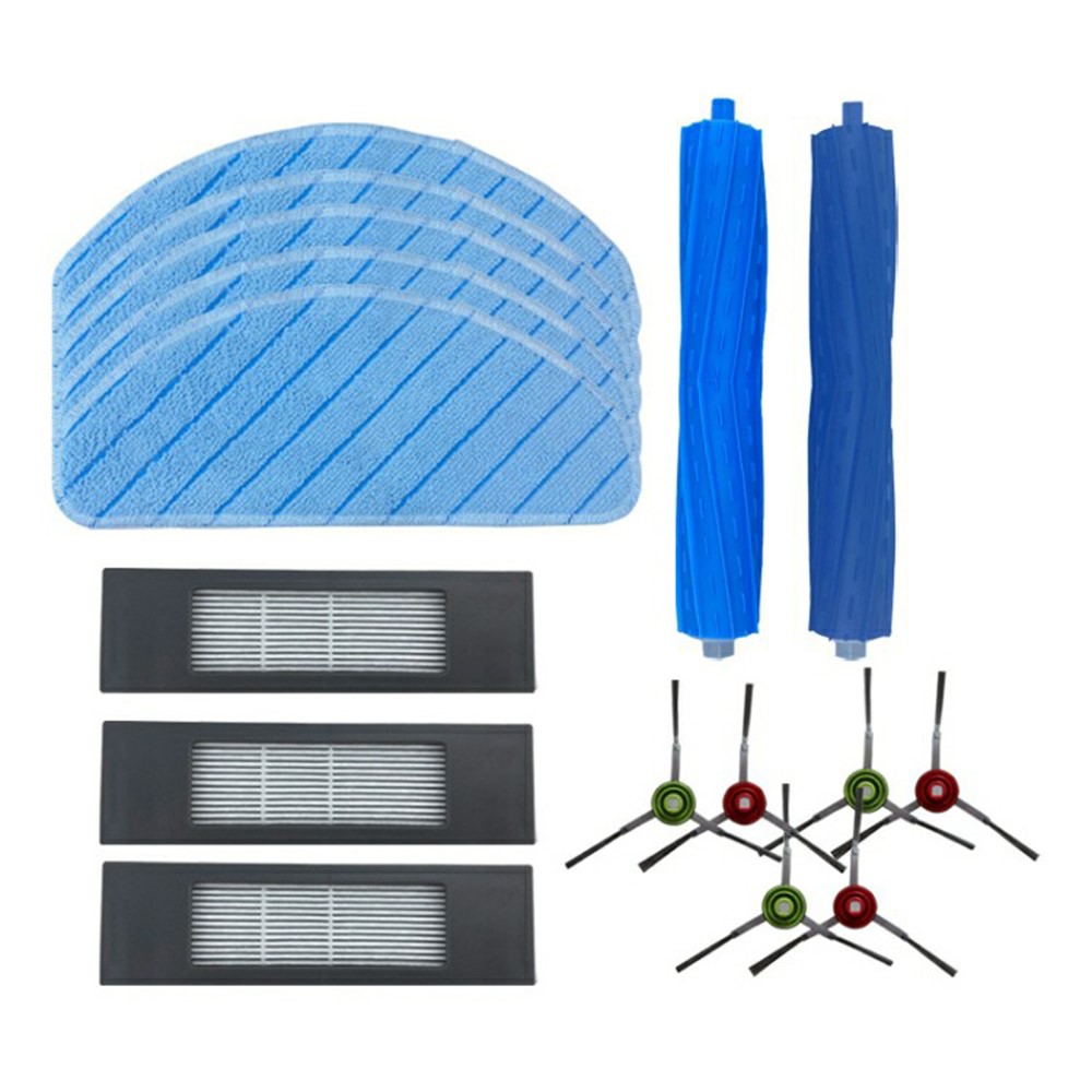 16Pcs / Set For Ecovacs DEEBOT T9 AIVI / T9 AIVI+ Main Brush Side Brush Filter Mop Cloth Replacement Kit — product view 1