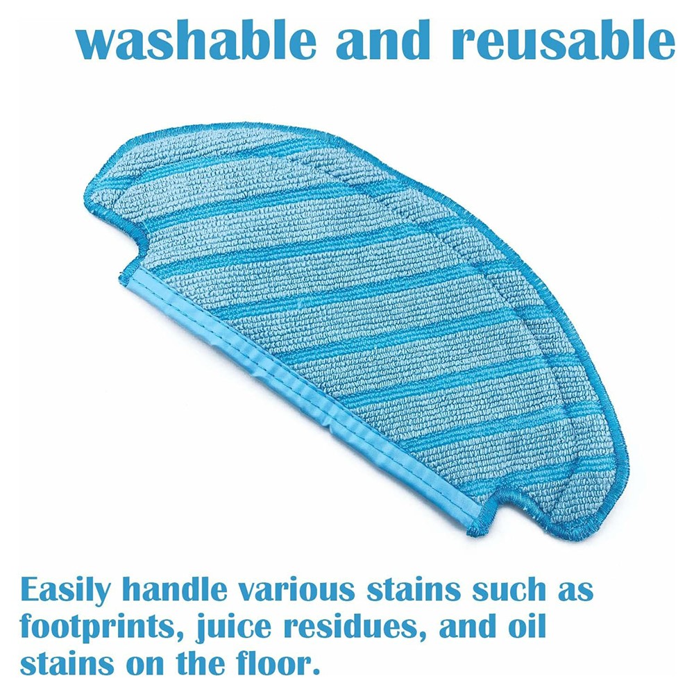 13Pcs Replacement Kit for Ecovacs DEEBOT OZMO 920 / 950 / T5 / T8 / T9 / N7 / N8 Main Brush Side Brush Mop Cloth Filter Set — product view 5