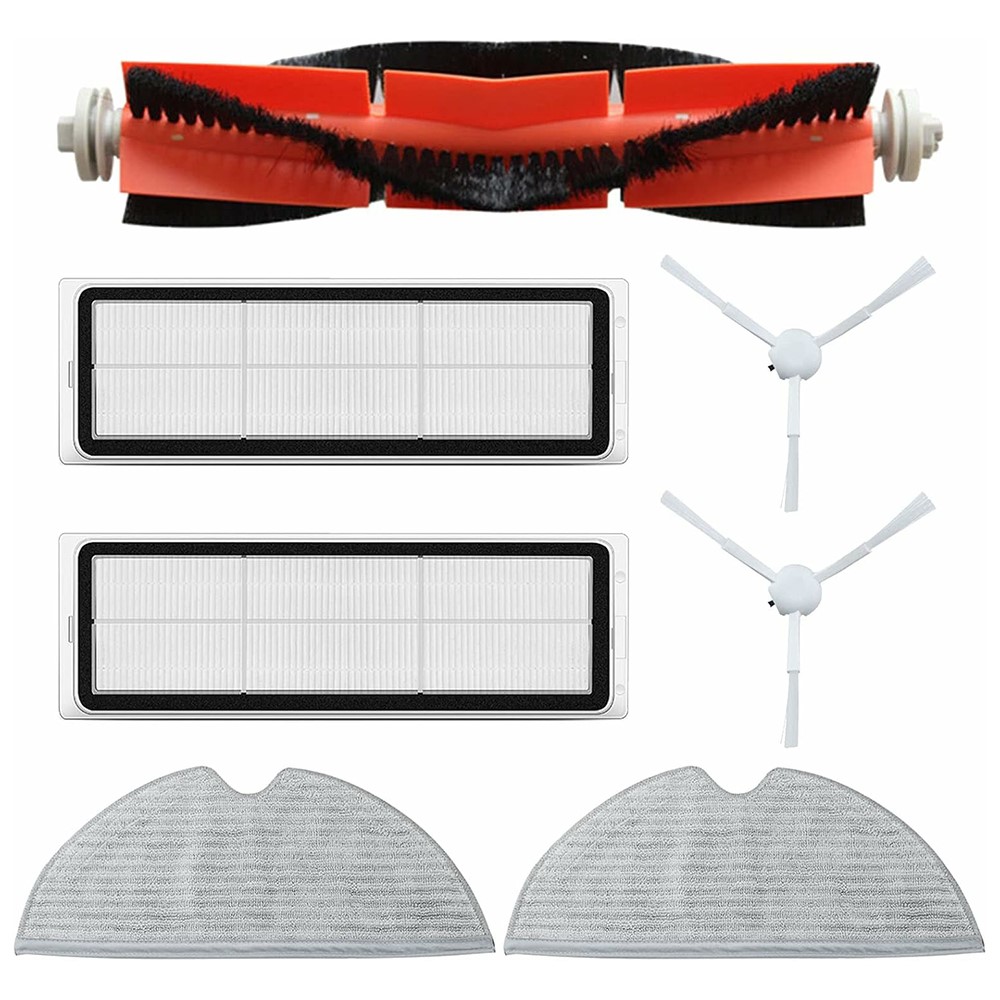 7Pcs / Set For Xiaomi Mijia 1C (STYTJ01ZHM) Robot Vacuum Main Brush Side Brush Filter Mop Cloth Replacement — product view 1