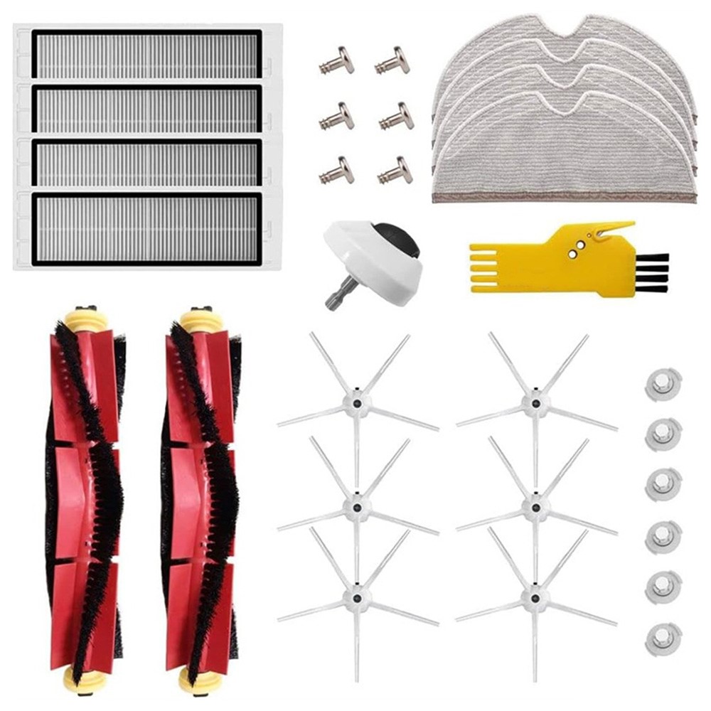 30Pcs / Set For Roborock S60 / S50 Cleaning Brush Kit Side-Edge Main Brush Cleaning Tool Filter with Screw — product view 1