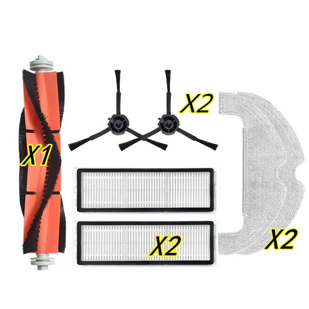 Replacement Parts Kit for Dreame Bot Z10 Pro/L10 Plus Robot Vacuum Cleaner Accessories Main Brush + Filters + Side Brush + Mop — product view 2
