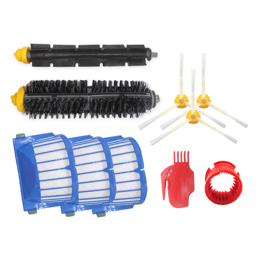 Vacuum Cleaner Brush Filter Comb Parts for iRobot Roomba 600 Series 610 611 627 650 620 640 630 6606 — product view 1