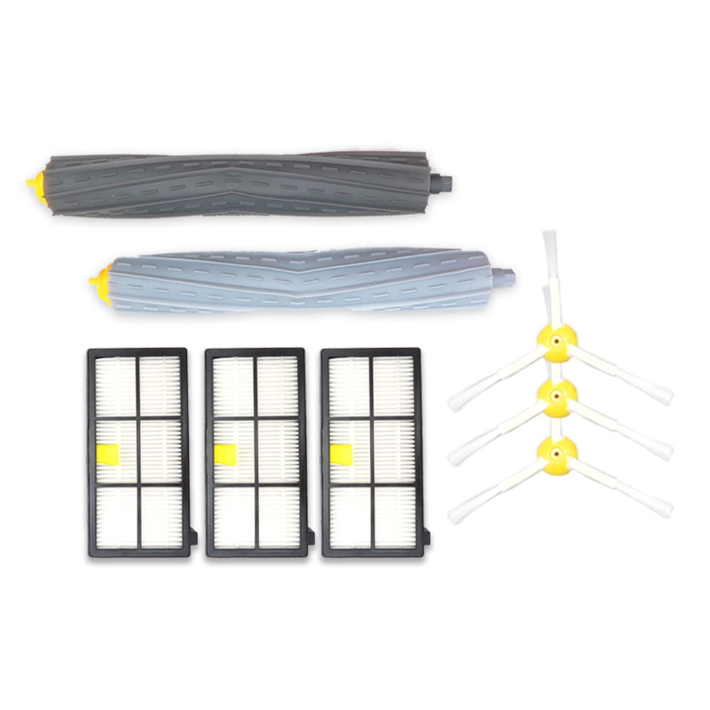 Sweeping Robot Filter Triangle Brush Main Brush Parts for iRobot Roomba 800 Series / 900 Series Vacuum Cleaner — product view 1