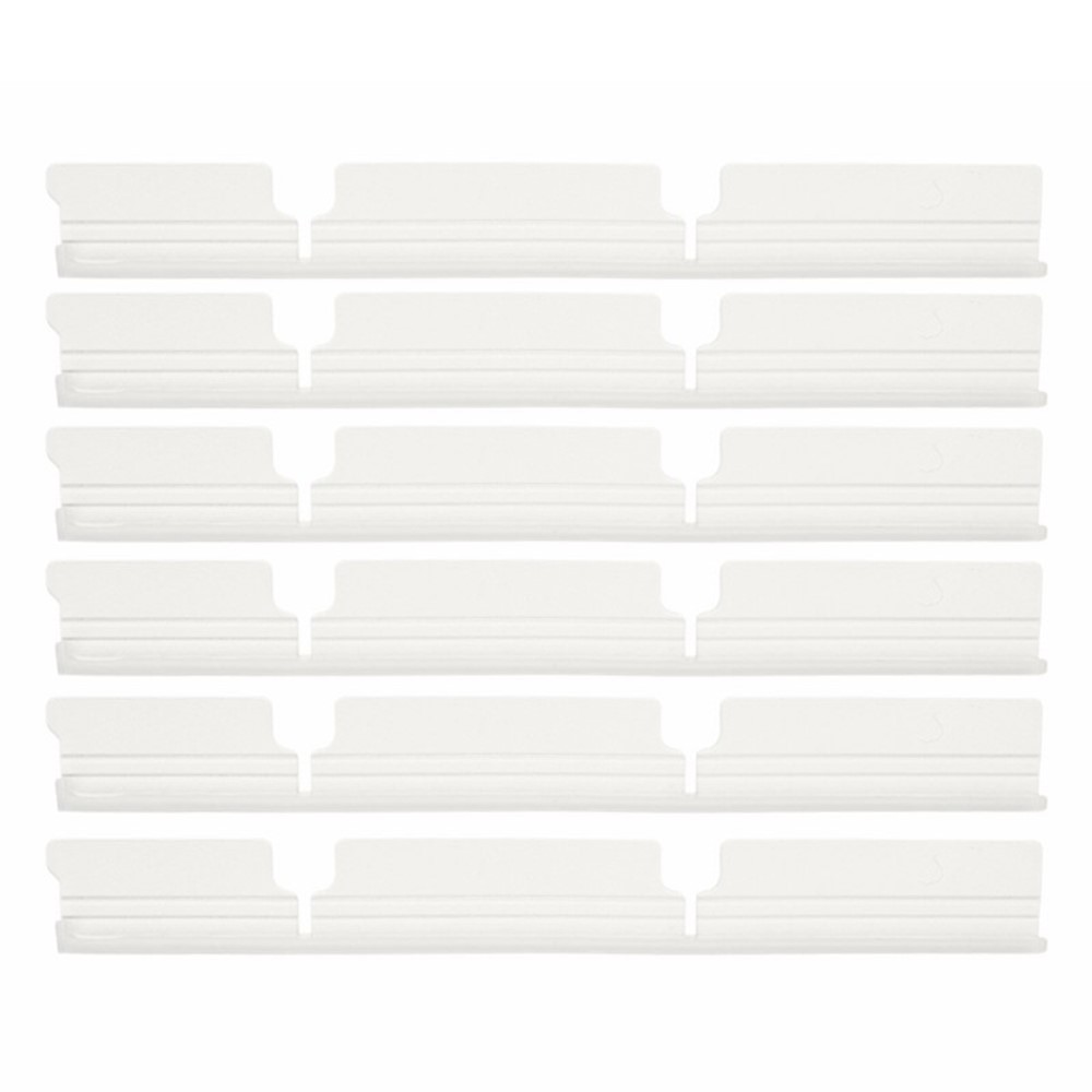 6Pcs for Vorwerk VR200 / VR300 Sweeping Robot Replacement Main Brush Rubber Strips Vacuum Cleaner Brush Bar — product view 1