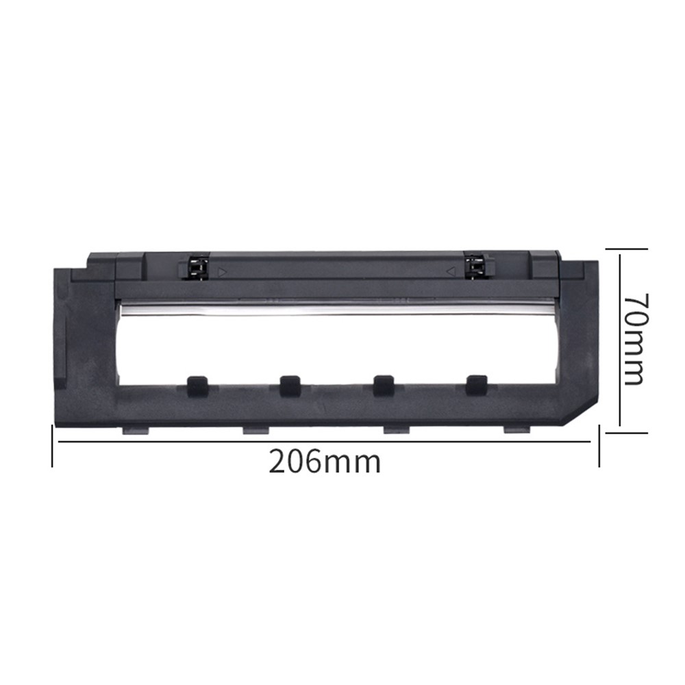 Brush Cover for Xiaomi Roborock S7 / T7S / T7 Plus / S7 MaxV Plus / S7 MaxV Ultra Vacuum Cleaner Spare Parts Accessories - Black — product view 7